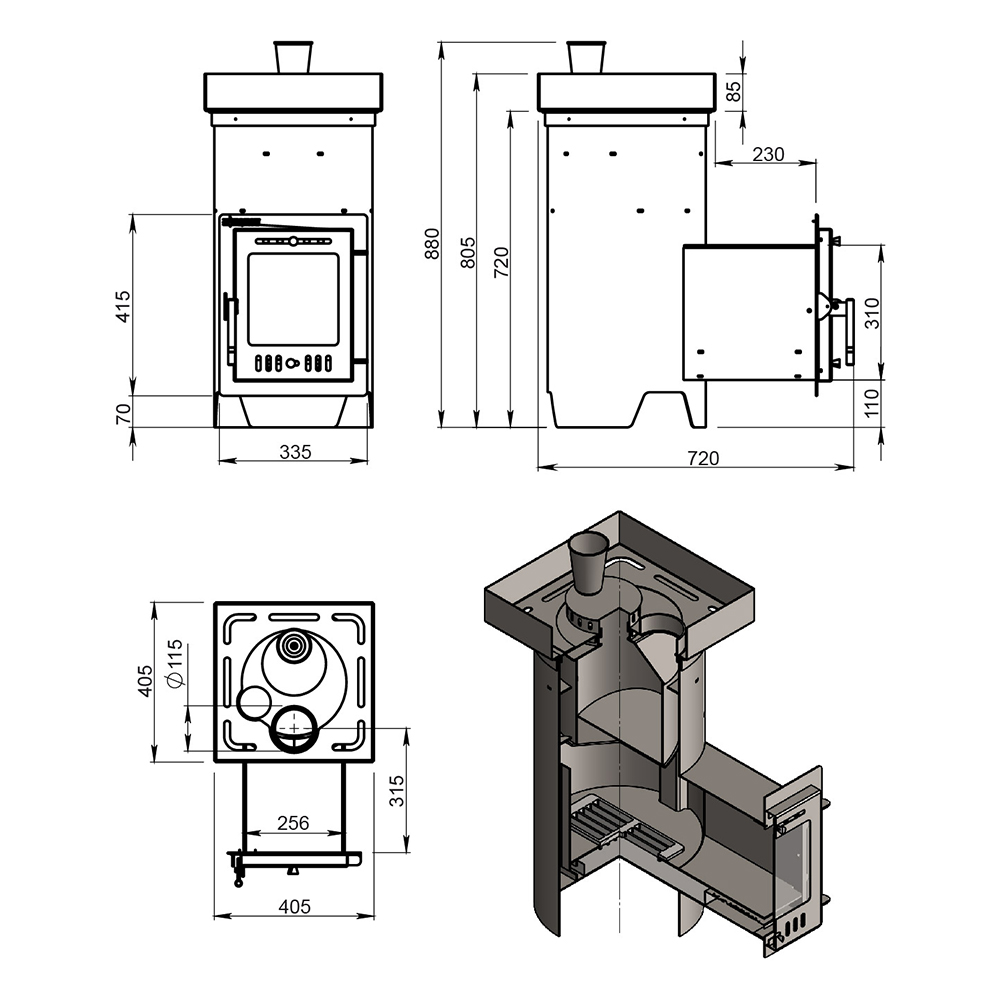 Печь для бани Эверест 